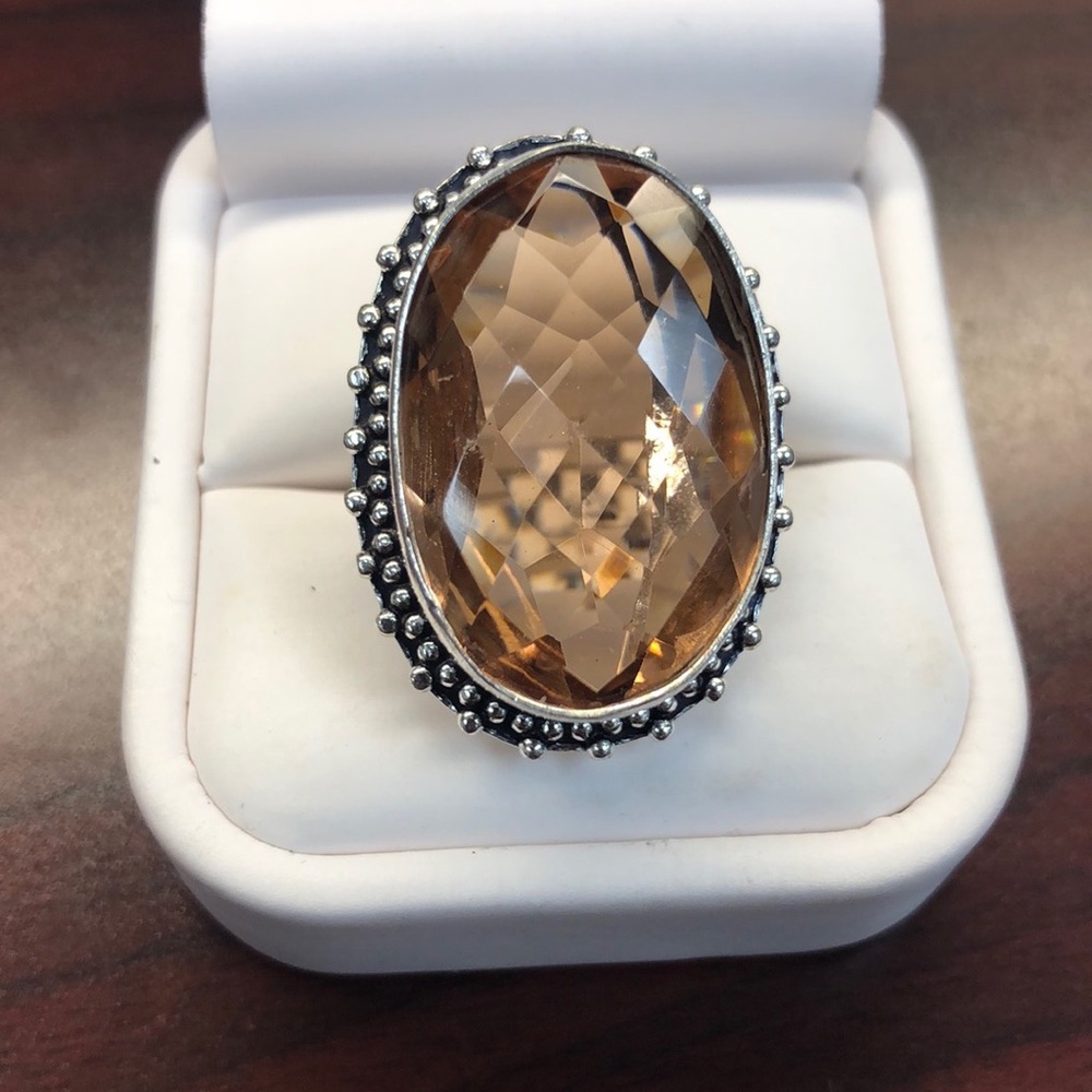 Honey Citrine Ring